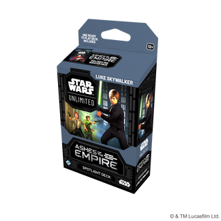 (PRE-ORDER) Star Wars Unlimited - Ashes of the Empire Spotlight Deck (Luke Skywalker)