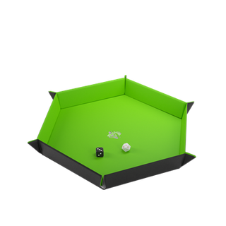 Magnetic Dice Tray Hexagonal Black/Green