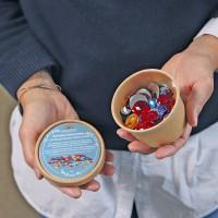 100 Acrylic Glitter Stones - De Dondersteen