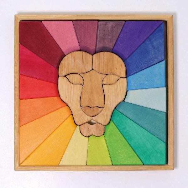 Building Set Rainbow Lion - De Dondersteen