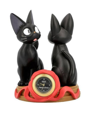 Kiki's Delivery Service Table Clock Jiji & Soft Toy Jiji 11 cm - De Dondersteen