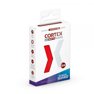 Ultimate Guard Cortex Sleeves Japanese Size Matte Red (60) - De Dondersteen