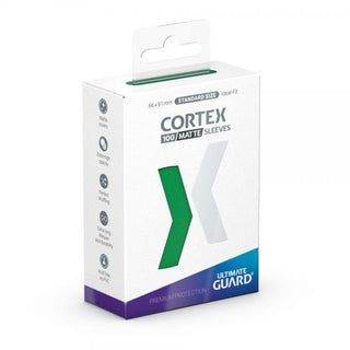 Ultimate Guard Cortex Sleeves Standard Size Matte Green (100) - De Dondersteen