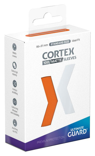 Ultimate Guard Cortex Sleeves Standard Size Matte Orange (100) - De Dondersteen