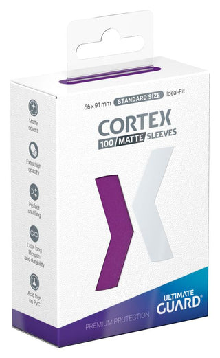 Ultimate Guard Cortex Sleeves Standard Size Matte Purple (100) - De Dondersteen