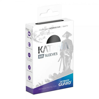 Ultimate Guard Katana Sleeves Japanese Size Black (60) - De Dondersteen