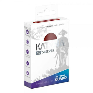 Ultimate Guard Katana Sleeves Japanese Size Red (60) - De Dondersteen