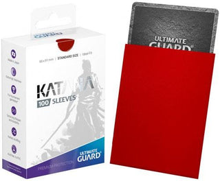 Ultimate Guard Katana Sleeves Standard Size Red (100) - De Dondersteen