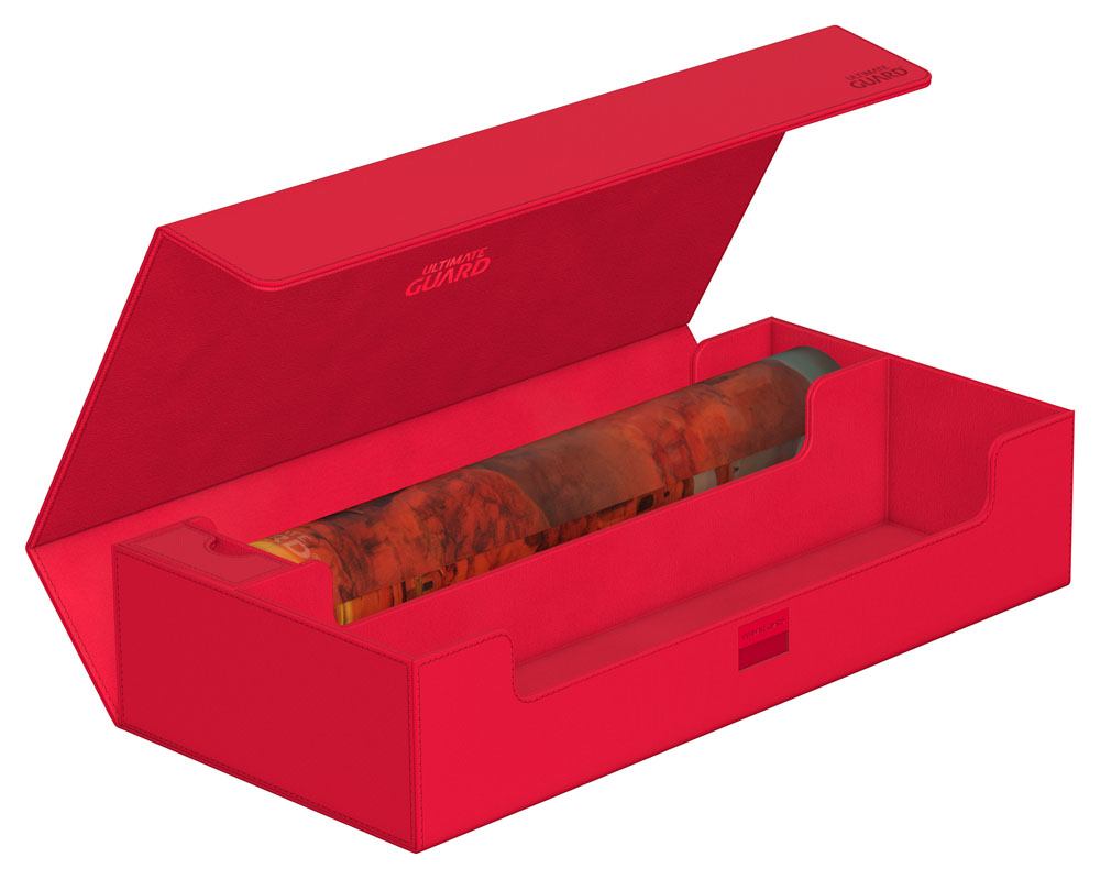 Ultimate Guard Superhive 550+ XenoSkin Monocolor Red - De Dondersteen