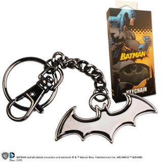 Batman Metal Key Ring Black Logo - De Dondersteen
