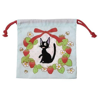 Kiki's Delivery Service Laundry Storage Bag Jiji & strawberries 20 x 19 cm - De Dondersteen