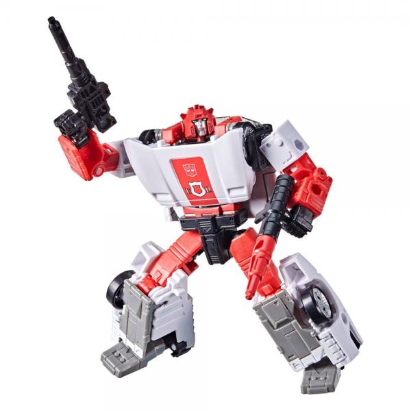 Transformers Generations War For Cybertron: Kingdom Deluxe Class Action Figure 2021 Red Alert 14 cm