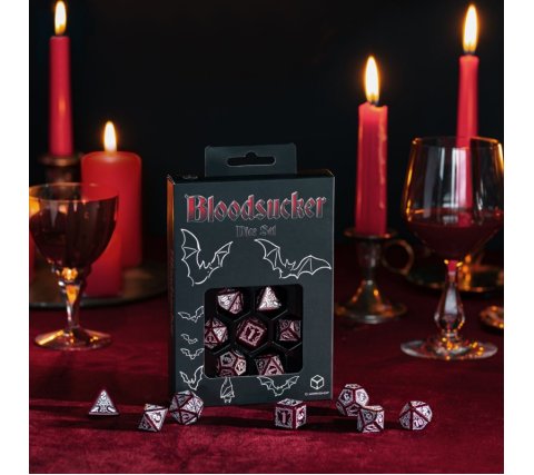 Bloodsucker Dice Set Scarlet (7 - De Dondersteen