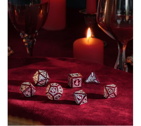 Bloodsucker Dice Set Scarlet (7
