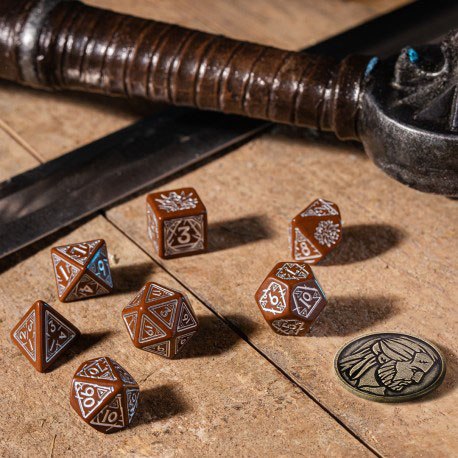 The Witcher Dice Set Geralt Roach's Companion (7) - De Dondersteen