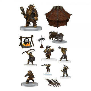 D&D Icons of the Realms pre-painted Miniatures Adventure in a Box - Goblin Camp - De Dondersteen
