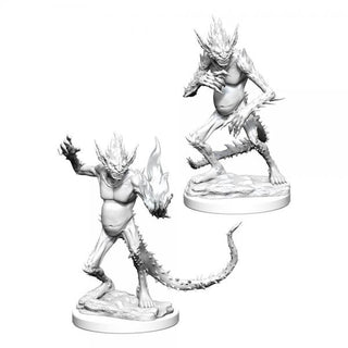 D&D Nolzur's Marvelous Miniatures Unpainted Miniature Barbed Devils Assortment - De Dondersteen