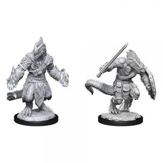D&D Nolzur's Marvelous Miniatures Unpainted Miniatures Lizardfolk Barbarian & Cleric Case - De Dondersteen