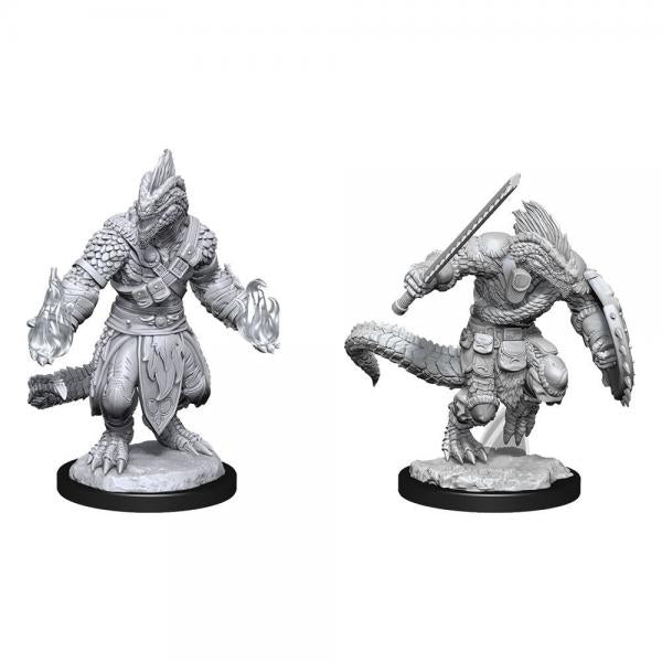 D&D Nolzur's Marvelous Miniatures Unpainted Miniatures Lizardfolk Barbarian & Cleric Case