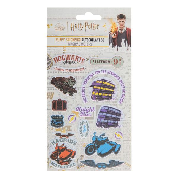 Harry Potter Puffy Sticker Magical Motors - De Dondersteen