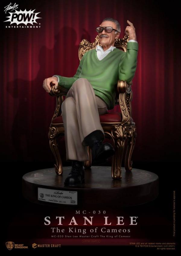 Stan Lee Master Craft Statue The King of Cameos 33 cm - De Dondersteen