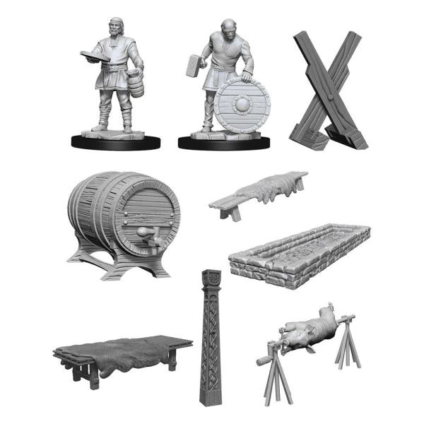 WizKids Deep Cuts Unpainted Miniatures Vikings - De Dondersteen