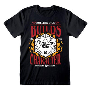 Dungeons & Dragons T-Shirt Builds Character - Size L - De Dondersteen