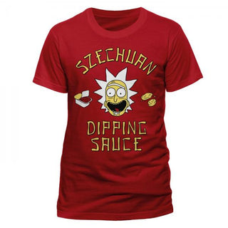 Rick and Morty T-Shirt Szechuan Dipping Sauce (XL) - De Dondersteen