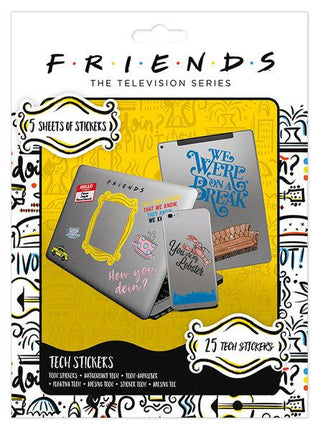 Friends How You Doin - Tech Stickers - De Dondersteen