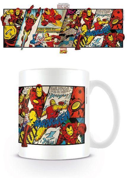 Marvel Retro Iron Man Panels - Mok - De Dondersteen
