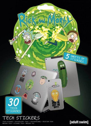Rick And Morty Adventures - Tech Stickers - De Dondersteen