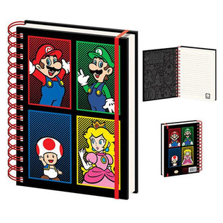 Super Mario 4 Colour - A5 Notitieboek - De Dondersteen