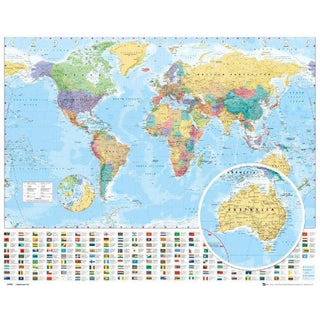 World Map 2012 - Mini Poster - De Dondersteen