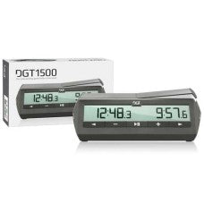 Schaakklok DGT 1500 digitaal zwart - De Dondersteen