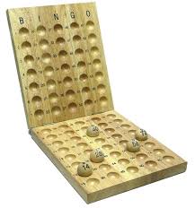 Bingo controlebord hout voor 75 ballen 24mm. - De Dondersteen