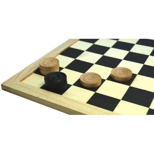 Damschijven 32 mm (blank/zwart)