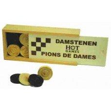 Damschijven palmhout 32 mm - De Dondersteen