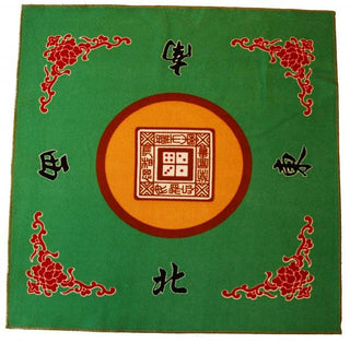 Mah-Jong speelkleed stof 80 x 80 cm - De Dondersteen
