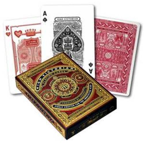 Pokerkaarten Bicycle High Victorian Red - De Dondersteen