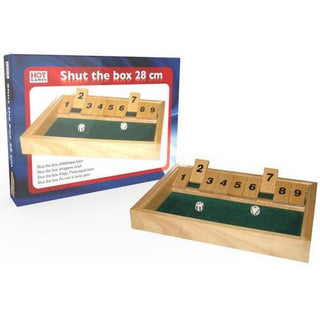 Shut the box dobbelspel klein - De Dondersteen