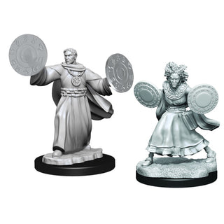 Critical Role Unpainted Miniatures: Human Graviturgy and Chronurgy Wizards