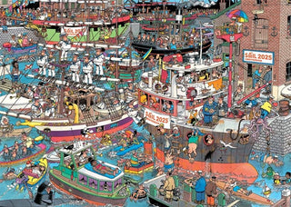 Jan van Haasteren – Stap aan boord – 10e editie SAIL Amsterdam (1000) - De Dondersteen