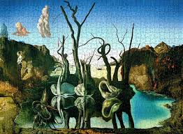 Swans Reflecting Elephants - Salvador DalÃ­ (1000)