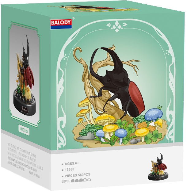 Balody Bloemen met Neushoornkever