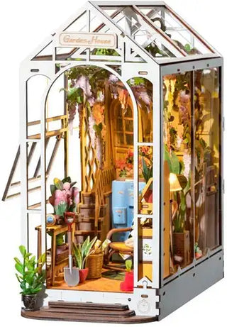 Robotime Book Nook Garden House - De Dondersteen