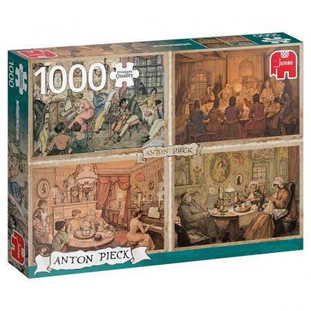 Anton Pieck - Living Room Entertainment (1000) - De Dondersteen