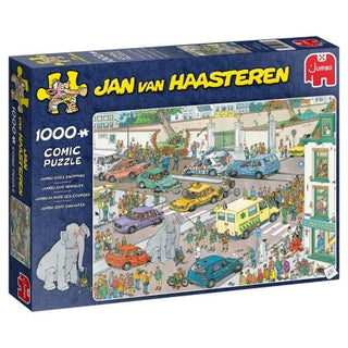 Jumbo Gaat Winkelen - Jan van Haasteren (1000) - De Dondersteen