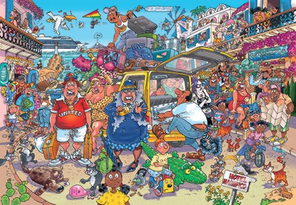 Wasgij Original 37 - Vakantiefiasco (1000) - De Dondersteen