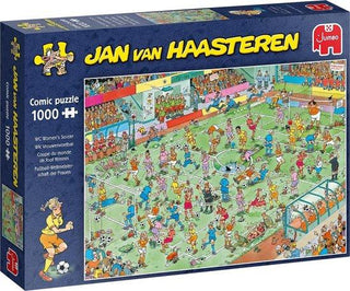 WK Vrouwenvoetbal - Jan van Haasteren (1000) - De Dondersteen