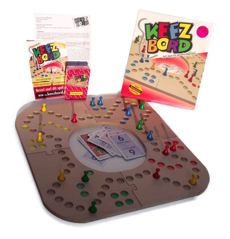 Keezen - Hout - Bord - 4 spelers